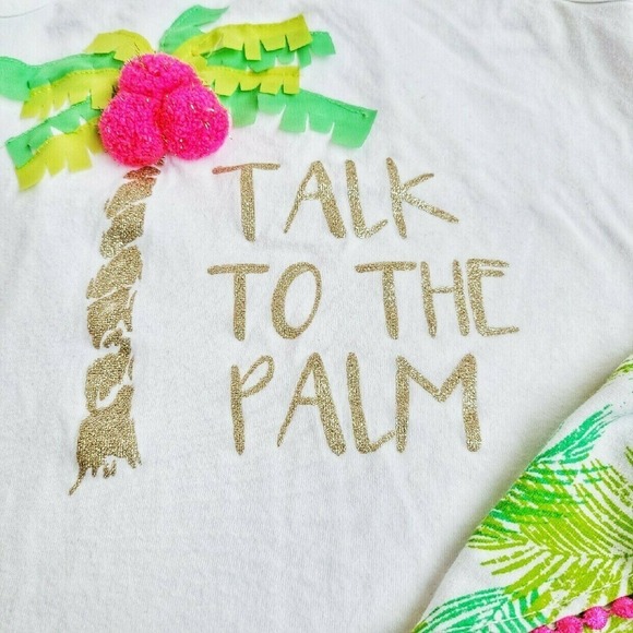 Palm Tree Shorts Outfit 5/6 Palm Tree Summer -matches Tommy Bahama or Lilly - Picture 2 of 5